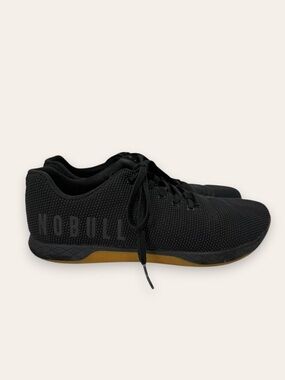 NOBULL Black Trainers with Gum Outsole CrossFit Shoes 9.5 Men’s 11 Women’s